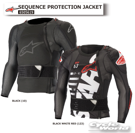 ☆正規品【ALPINESTARS】SEQUENCE PROTECTION JACKET LONG SLEEVE《6505619》シークエンス プロテクション ジャケット ロングスリーブ 長袖 インナー ジャケット プロテクター メンズ アルパインスターズ イタリア 取り寄せ【バイク用品】