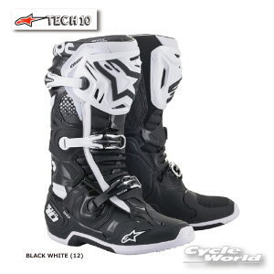 KiyALPINESTARSzTECH 10@u[c@s2010020tBLACK WHITE (12) @C^A ebN10@TECH10@ApCX^[Y@ gNX It[hu[c@It[h@MXyoCNpiz