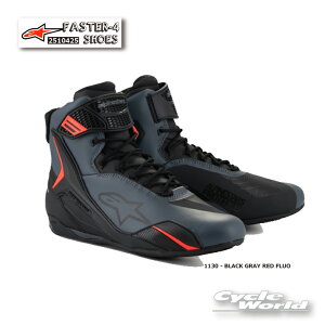 *yyΉzKi@FASTER-4 SHOES s1130 - BLACK GRAY RED FLUOtyALPINESTARSzApCX^[Y C^A C^A A t@X^[4@C CfBOV[Y @2510425yoCNp