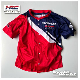 ☆【あす楽対応】【HRC】 ベースボールシャツ［82055N99-000］　ウェア　 HRC製品正規取扱店　 Honda Racing ホンダレーシング 　純正部品　雑貨　小物　グッズ【バイク用品】