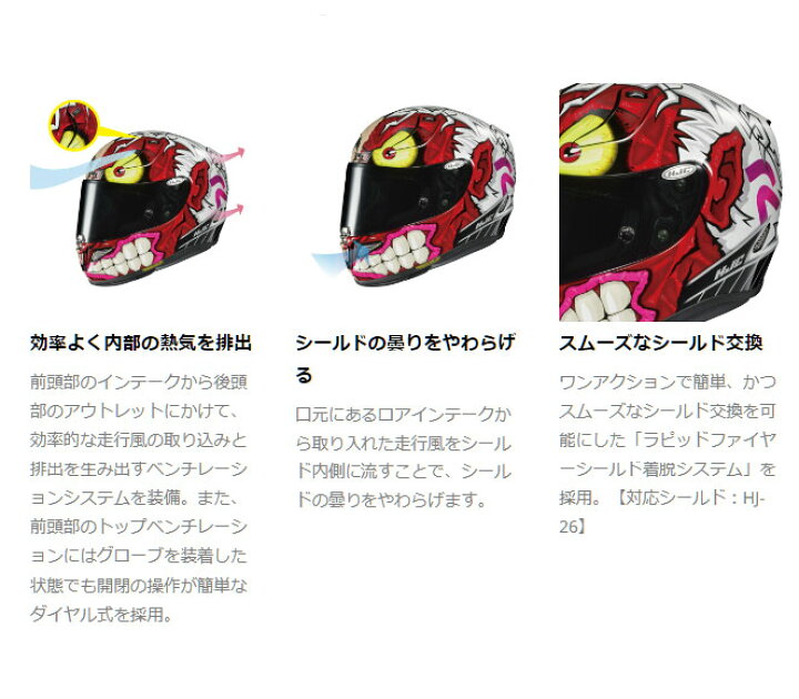 楽天市場】☆○正規品【HJC】HJH238｜DC COMICS RPHA11 トゥーフェイス  