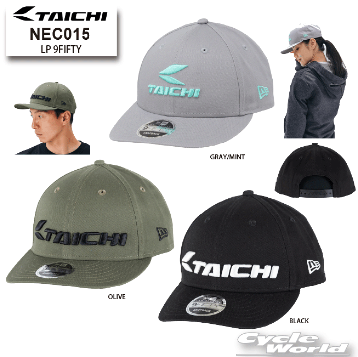 TAICHI RSタイチ NEC015 キャップ（CAP） 9FIFTY BLACK 春夏
