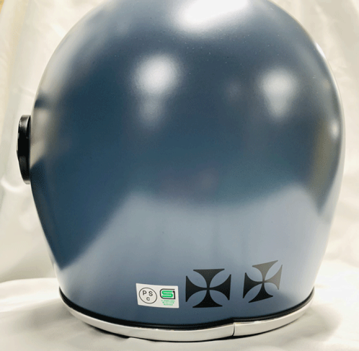 RIDEZフルフェイス ヘルメット グレー Mサイズ　傷、汚れ無し RIDEZ X HELMET GRAY バイク用フルフェイスヘルメット