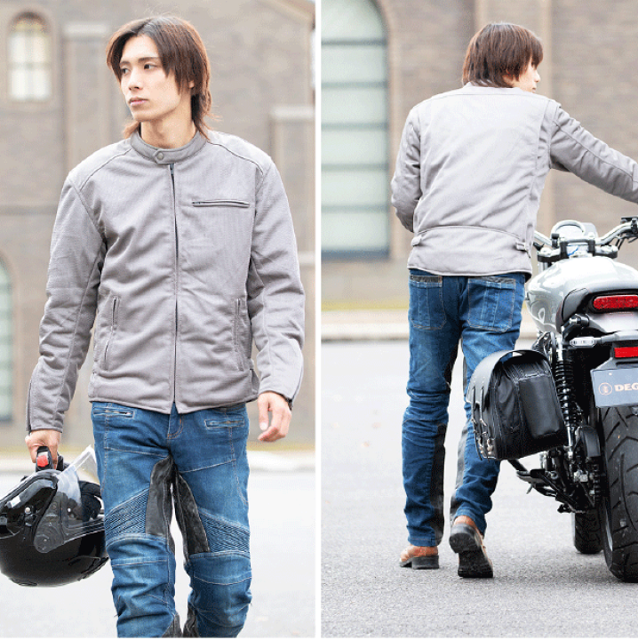デグナー　メッシュジャケット　XLサイズ　肩、肘プロテクター　DEGNER Amazon.co.jp: [デグナー] テキスタイルフルメッシュジャケット