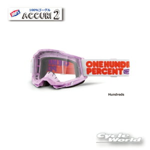 ☆正規品【100%】ACCURI2《ハンドレッツ》Hundreds ゴーグル100パーセント バイク用ゴーグル アキュリ2   ウエストウッド 【バイク用品】