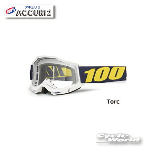 ☆【あす楽対応】 正規品【100%】ACCURI2《 Torc トルク》 ゴーグル100パーセント バイク用ゴーグル アキュリ2   ウエストウッド 【バイク用品】