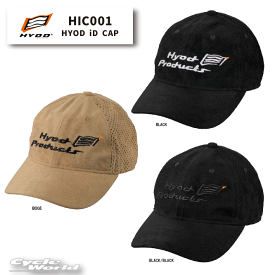 ☆【HYOD】HIC001　HYOD iD CAP　キャップ　帽子　スエード　Hyod Products　ヒョウドウプロダクツ　【バイク用品】