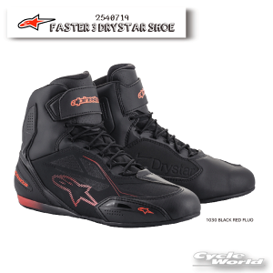KiyALPINESTARSzFASTER-3 DRYSTAR SHOESs1030 BLACK RED FLUOt hCX^[@h@I[hu[c@V[gu[cCfBOV[Y@ApCX^[Y 2540719@cyoCNpi