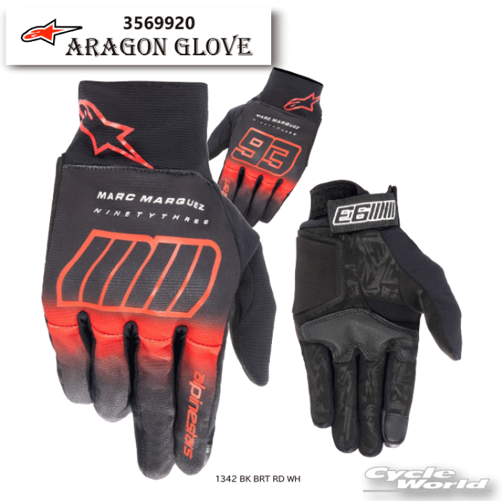 グローブ dango3 楽天市場】☆正規品 【ALPINESTARS】ARAGON GLOVE 《3569920