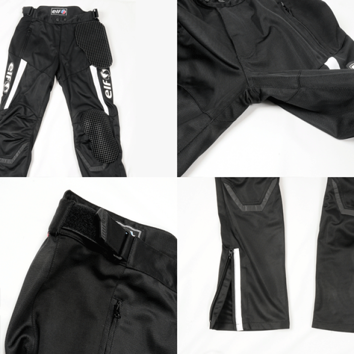 elf スポルトメッシュパンツ　Lサイズ　ブラック　EP-S307 スポルトメッシュパンツ ブラック Lサイズ EP-S307 エルフ