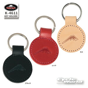 ☆【ネコポス対応】【KUSHITANI】K-4611 SLASH Mt.FUJI KEY HOLDER スラッシュフジキーホルダー 富士 レザーキーホルダー 雑貨 小物 クシタニ【バイク用品】