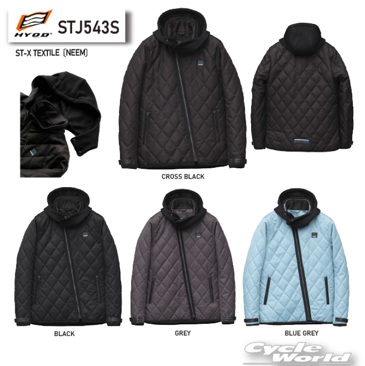 HYODテキスタイルジャケット インナージャケット付き D3Oプロテクター 楽天市場】☆【HYOD】STJ543S ST-X TEXTILE〔NEEM〕 テキスタイル