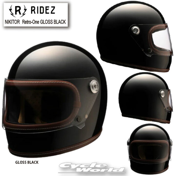 楽天市場】☆*【RIDEZ】NIKITOR「Retro-One」《GLOSS BLACK 