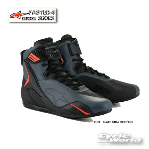 ���y�����y�Ή��z���K�i�@FASTER-4 SHOES �s1130 - BLACK GRAY RED FLUO�t�yALPINESTARS�z�A���p�C���X�^�[�Y �C�^���A���� �C�^���A ���A�� �t�@�X�^�[4�@�C ���C�f�B���O�V���[�Y �@2510425�y�o�C�N�p