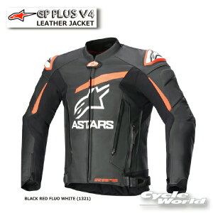 �����K�i�yALPINESTARS�zGP PLUS V4 LEATHER JACKET�s3100524�@BLACK RED FLUO WHITE (1321)�t���U�[�W���P�b�g�@ ���[�V���O�W���P�b�g�@�A���p�C���X�^�[�Y �C�^���A ���񂹁y�o�C�N�p�i�z