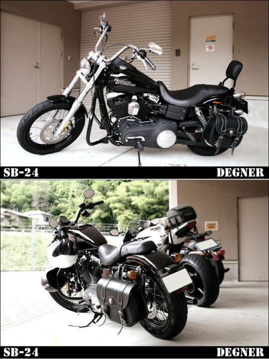 楽天市場】☆【DEGNER】SB-24 レザーサドルバッグLEATHER SADDLEBAG 