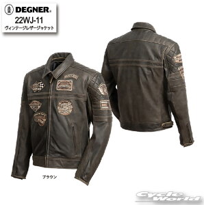 ���yDEGNER�z22WJ-11 �@���B���e�[�W���U�[�W���P�b�g �@VINTAGE LEATHER JACKET�@�H�~�@���v �@���C�_�[�X�@�W���P�b�g�@�@�@�A�E�^�[�@�f�O�i�[�@�����Y �@�v���e�N�^�[�t�i��/�I/��/�w���j�y�o�C