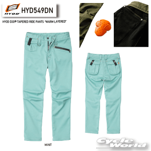 ���yHYOD�zHYD549DN�@HYOD D3O? TAPERED RIDE PANTS�gWARM LAYERED�h�sMINT�t�@�G�@�v���e�N�^�[�@�q���E�h�E�v���_�N�c �y�o�C�N�p�i�z