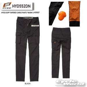 ���yHYOD�zHYD552DN�@HYOD D3O? TAPERED CARGO PANTS�@ �gWARM LAYERED�h�sBLACK�t�@�G�@�v���e�N�^�[�@�q���E�h�E�v���_�N�c �y�o�C�N�p�i�z