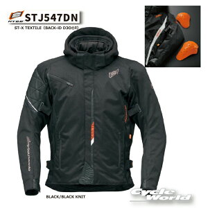 ���yHYOD�zSTJ547DN�sBLACK/BLACK KNIT�t�@ST-X TEXTILE�kBACK-iD D3O�l�@�e�L�X�^�C���W���P�b�g�@�q���E�h�E�v���_�N�c�y�o�C�N�p�i�z