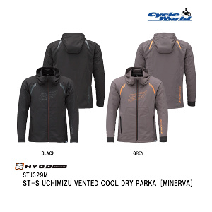 ���y���݌Ɍ���!!!�z�yHYOD�zSTJ329M ST-S UCHIMIZU VENTED COOL DRY PARKA [MINERVA]�q���E�h�E �t�ėp�o�C�N�W���P�b�g �o�C�N�E�F�A�y�o�C�N�p�i�z
