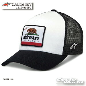 ���y�����y�Ή��z���K�i�yALPINESTARS�zCALI 2.0 HAT�s1212-81050�@WHITE (20) �t�@�L���b�v�@CAP�@�X�q�@�싅�X�@�A���p�C���X�^�[�Y �C�^���A ���񂹁y�o�C�N�p�i�z