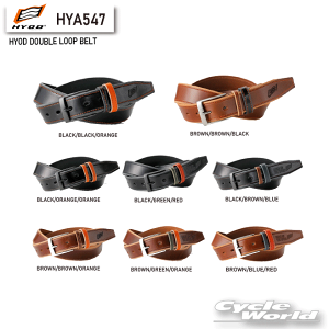 ���yHYOD�zHYA547�@HYOD DOUBLE LOOP BELT�@�x���g�@�q���E�h�E�v���_�N�c�y�o�C�N�p�i�z