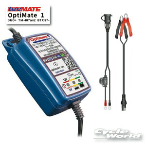 ��*�y�������K�i3�N�ۏ؁z�ytecMATE�zOptiMate 1 DUO+ TM-407av2 BT�����e�i�[(5425006145640) �@�o�b�e���[�����e�i�[�@�e�b�N���C�g �I�v�e�B���C�g�@�o�b�e���[�`���[�W���[�@�o�b�e���[�[�d��@�@�I
