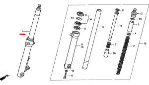 ���yHRC�z51400-NLA-013 FORK ASSY,R FRONT F,R�t�H�[�NASSY �������i HRC���i���K�戵�X Honda Racing �G�C�`�A�[���V�[ �z���_���[�V���O ��C�p�[�c�y�o�C�N�p�i�z