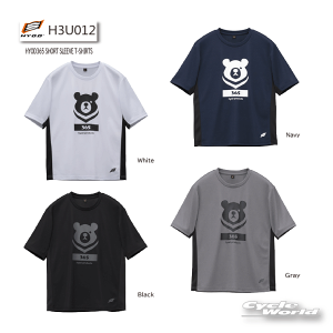 ���yHYOD�zH3U012�@HYOD365 SHORT SLEEVE T-SHIRTS�@T�V���c ���� Black Gray Navy White �@�q���E�h�E�v���_�N�c�y�o�C�N�p�i�z