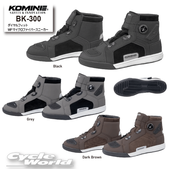 楽天市場】☆【KOMINE】BK-300 ダイヤルフィットWPマイクロファイバー