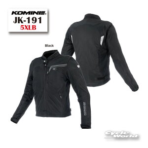���s2026�t�āt���K�i�yKOMINE�zJK-191 �G�j�O�}G2�t�����b�V���W���P�b�g�sBLACK/5XLB�t�@�v���e�N�^�[�@�c�[�����O �����Y�@���f�B�[�X�@�t�ā@�R�~�l 26SS�y�o�C�N�p�i�z