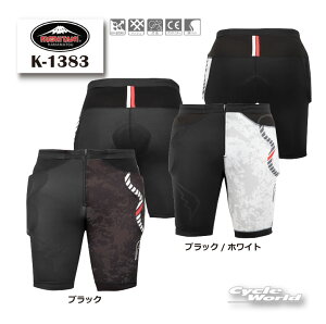 ���yKUSHITANI�zK-1383 MOTION PROTECT HALF PANTS ���[�V�����v���e�N�g�n�[�t�p���c CE�F�� �v���e�N�^�[ �� �N�V�^�j�y�o�C�N�p�i�z