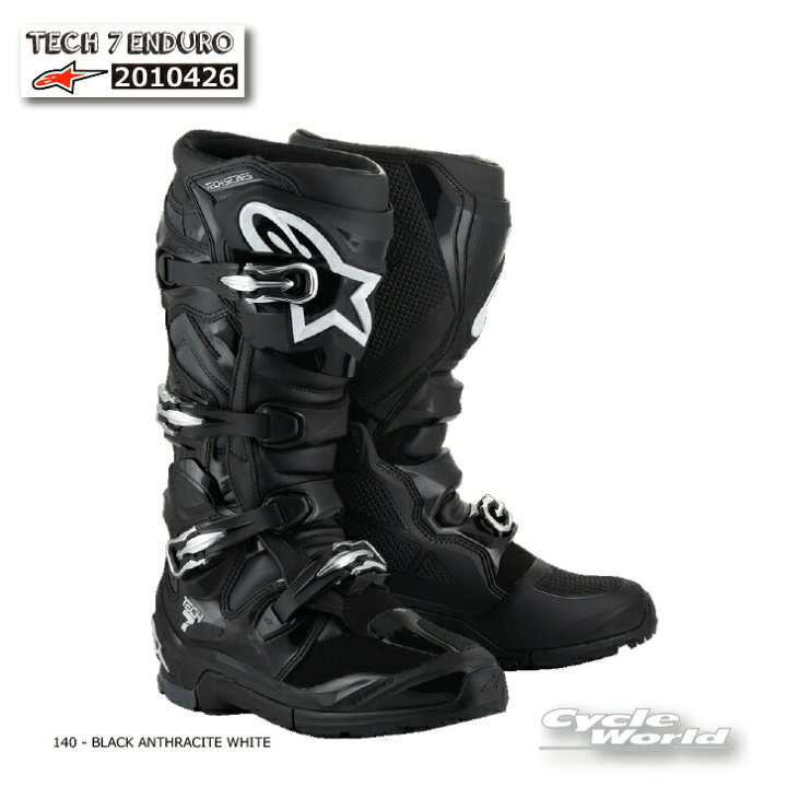 楽天市場】正規品【ALPINESTARS】TECH 7 ENDURO《2010426》 BLACK 