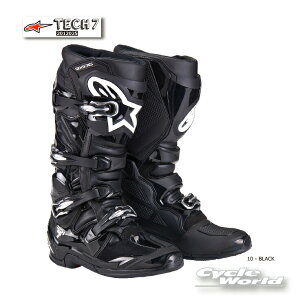 ���K�i�yALPINESTARS�zTECH 7 2012025 �s10 - BLACK�t�C�^���A���� �e�b�N7 �@�A���p�C���X�^�[�Y�@ ���g�N���X �I�t���[�h�u�[�c�@�I�t���[�h�@MX�@TECH7�y�o�C�N�p�i�z