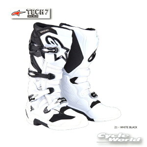 ���K�i�yALPINESTARS�zTECH 7 2012025 �s21 - WHITE BLACK�t�C�^���A���� �e�b�N7 �@�A���p�C���X�^�[�Y�@ ���g�N���X �I�t���[�h�u�[�c�@�I�t���[�h�@MX�@TECH7�y�o�C�N�p�i�z