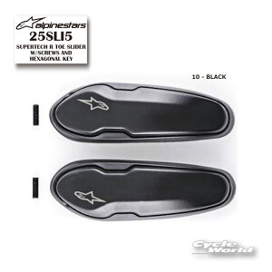 ���K�i�yALPINESTARS�z25SLI5 SUPERTECH R TOE SLIDER W/SCREWS AND HEXAGONAL KEY �s10 - BLACK�t �C�^���A���A�� �g�D�[�X���C�_�[ �I�v�V�����i�@�A���p�C���X�^�[�Y�@�y�o�C�N�p�i�z