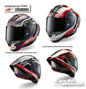 �y�����y�Ή��z�yALPINESTARS�z ���K�i�s8201425�tSUPERTECH R10 TEAM HELMET �t���t�F�C�X�w�����b�g �`�[���w�����b�g�@ROAD RACING HELMET �A���p�C���X�^�[�Y �@�C�^���A �y�o�C�N�p�i�z