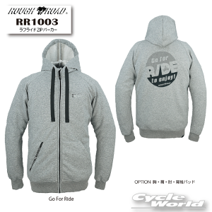 ラフアンドロードスポーツ ラフライドZIPパーカー RR1003 (バイク用