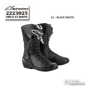 ���K�i�yALPINESTARS�zSMX-6 V3 BOOTS�s2223025�t BLACK WHITE (12) �C�^���A���񂹃u�[�c �T�[�L�b�g �X�g���[�g �A���p�C���X�^�[�Y �y�o�C�N�p�i�z