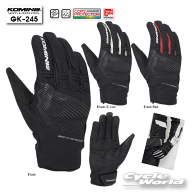 ☆【KOMINE】GK-245 プロテクトレイングローブ ツーリング　 コミネ【バイク用品】
