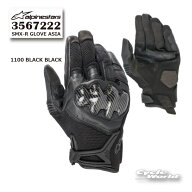 【あす楽対応】【ALPINESTARS】正規品《3567222》SMX-R GLOVE ASIA (1100 BLACK BLACK) グローブ ツーリ…