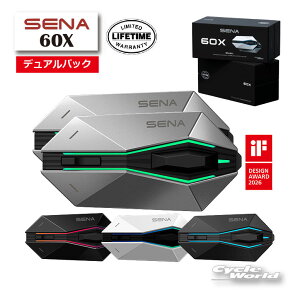 ���y�����y�Ή��z���K�i�w2026/9/4��s�����x�ySENA�z�s60X�t�f���A���p�b�N 0411375 Sound by BOSE �Z�i ���萶�U�ۏ� Bluetooth IPX7 Mesh �ʐM�@�� �I�[�g�o�C�p�C���J�� �w�����b�g�p�y�o�C�N�p�i�z