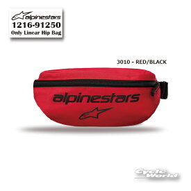 【あす楽対応】【ALPINESTARS】正規品《1216-91250》 ONLY LINEAR HIP BAG (3010 - RED/BLACK) ヒップバッグ アルパインスターズ イタリア【バイク用品】