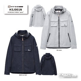 ☆【HYOD】H3J001N HYOD365 PARKA “gano”365ベア　パーカ　スウェット　メッシュ　プロテクター　ヒョウドウプロダクツ【バイク用品】