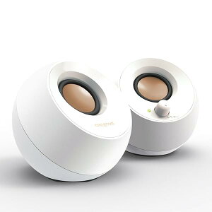 Creative Pebble zCg yi.com v_NgA[h2024z ͂3.5mm svO/d USB ڑ / 45x Xs[J[  ቹp pbVuWG[^[  o 4.4W PC Xs[J[ S