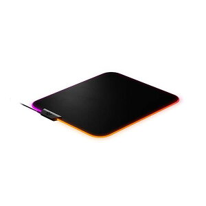 �Q�[�~���O�}�E�X�p�b�h 2�]�[�� RGB �C���~�l�[�V���� 32cm×27cm×0.4cm QcK Prism Cloth Medium �u���b�N
