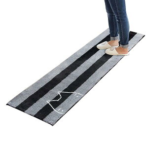 �L�b�`���}�b�g �O���[ ��45cm×180cm �����˂� �䏊�}�b�g