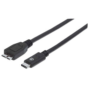 USB 3.1 P[u USB Type-C (IX) / microUSB Type-B (IX) 3A 1 m (3 ft.) Black(ubN) 353397