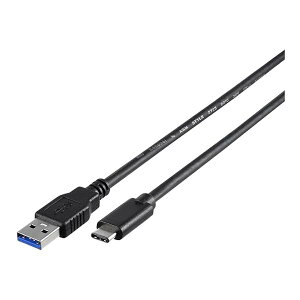 BUFFALO USB3.1Gen1�P�[�u��(AtoC)1.0m �u���b�N BSUAC31110BK